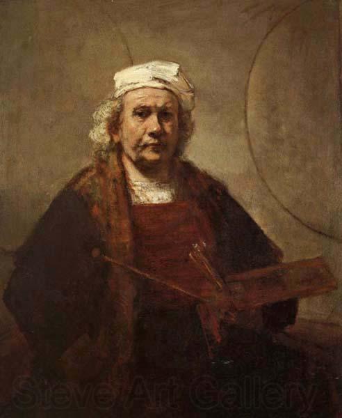 Rembrandt van rijn Self-Portrait with Tow Circles
